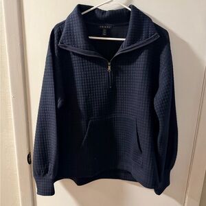 Tribal quarter zip sweater